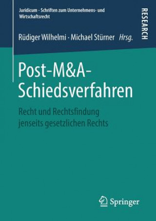Kniha Post-M&a-Schiedsverfahren Rüdiger Wilhelmi