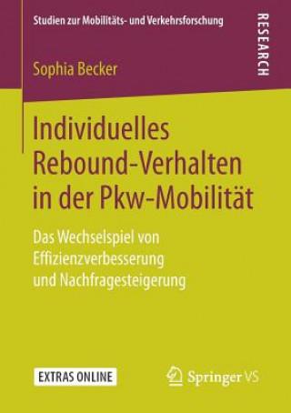 Kniha Individuelles Rebound-Verhalten in Der Pkw-Mobilitat Sophia Becker