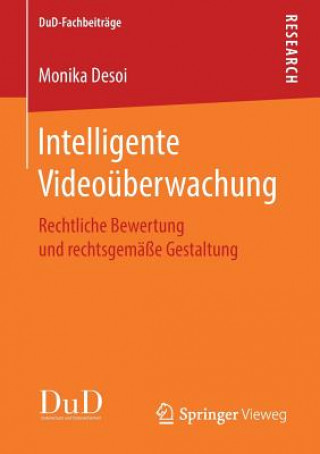 Kniha Intelligente Videouberwachung Monika Desoi