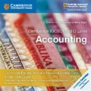 Book Cambridge IGCSE (R) and O Level Accounting Cambridge Elevate Teacher's Resource Access Card COUCOM  CATHERINE