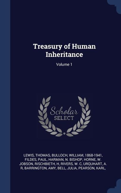 Βιβλίο TREASURY OF HUMAN INHERITANCE; VOLUME 1 THOMAS