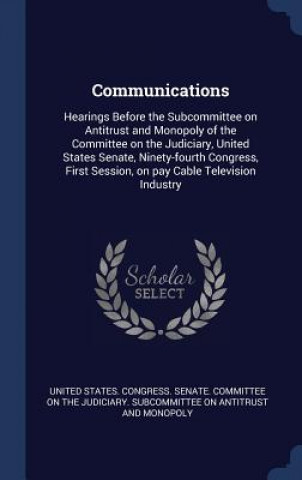 Book Communications United States Congress Senate Committ
