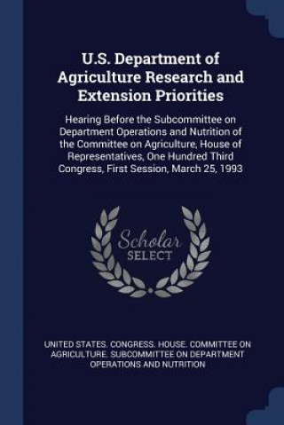 Carte U.S. DEPARTMENT OF AGRICULTURE RESEARCH UNITED STATES. CONGR