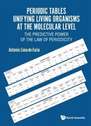 Kniha Periodic Tables Unifying Living Organisms At The Molecular Level: The Predictive Power Of The Law Of Periodicity Antonio Lima-de-Faria