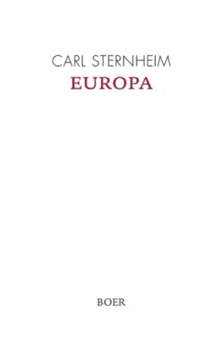 Libro Europa Carl Sternheim