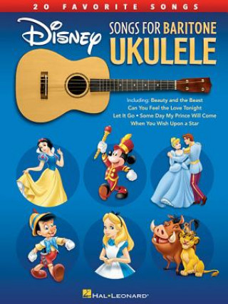 Книга Disney Songs For Baritone Ukulele - 20 Favorite Songs Hal Leonard Publishing Corporation
