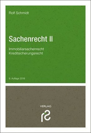 Kniha Sachenrecht II Rolf Schmidt