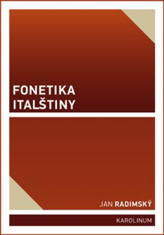 Book Fonetika italštiny Jan Radimský