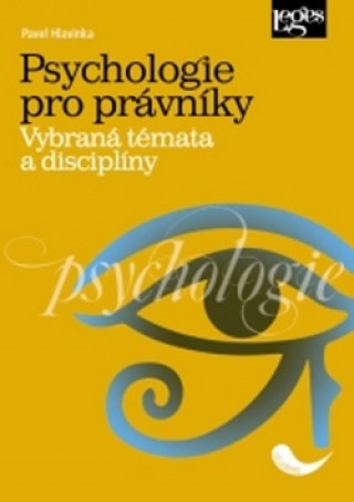 Book Psychologie pro právníky Pavel Hlavinka