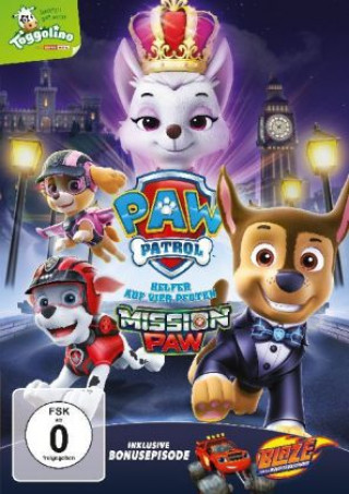 Video Paw Patrol: Mission Paw, 1 DVD 