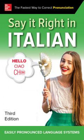 Könyv Say It Right in Italian, Third Edition EPLS