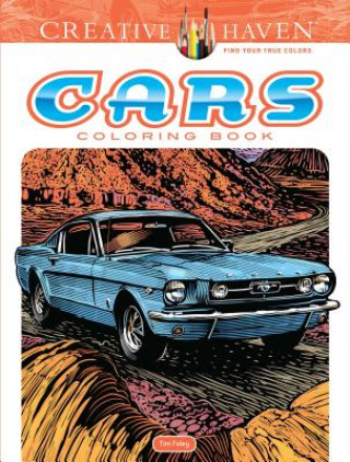 Książka Creative Haven Cars Coloring Book Tim Foley