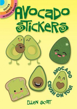 Carte Avocado Stickers Ellen Scott