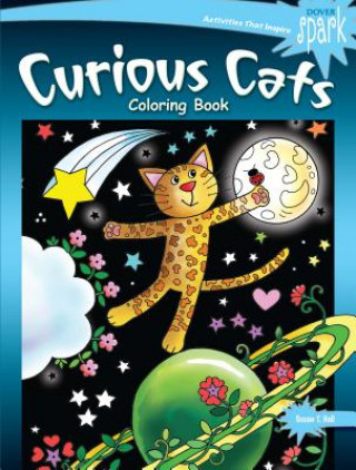 Книга SPARK Curious Cats Coloring Book Susan Hall