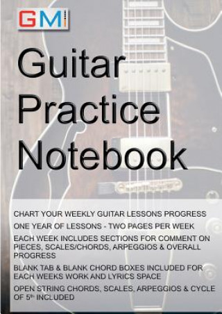 Kniha Guitar Practice Notebook GED BROCKIE