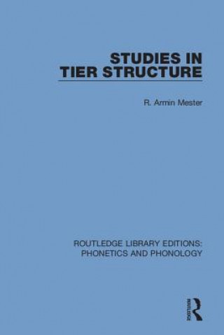 Kniha Studies in Tier Structure MESTER