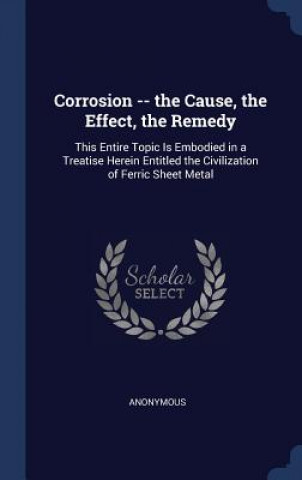 Buch CORROSION -- THE CAUSE, THE EFFECT, THE Anonymous