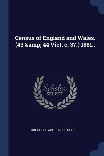 Buch CENSUS OF ENGLAND AND WALES.  43 &AMP; 4 GREAT BRITAIN. CENSU