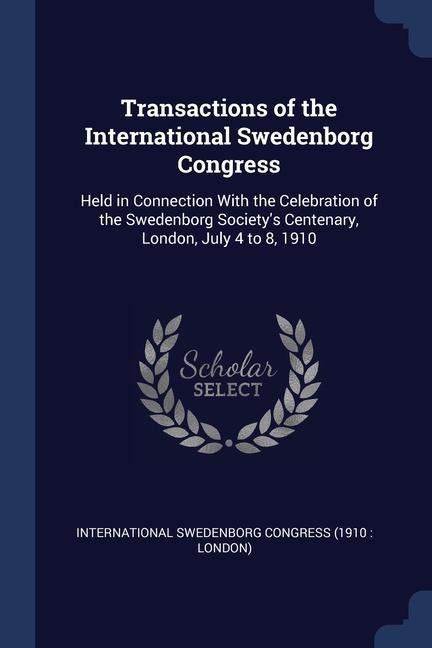 Buch TRANSACTIONS OF THE INTERNATIONAL SWEDEN INTERNATIONAL SWEDEN