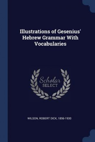 Könyv ILLUSTRATIONS OF GESENIUS' HEBREW GRAMMA WILSON