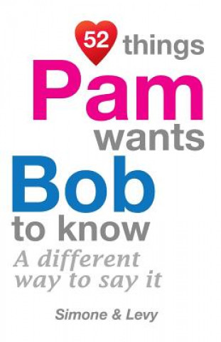 Carte 52 Things Pam Wants Bob To Know: A Different Way To Say It Levy