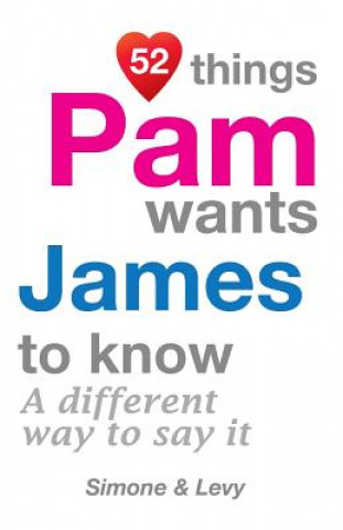 Kniha 52 Things Pam Wants James To Know: A Different Way To Say It Levy