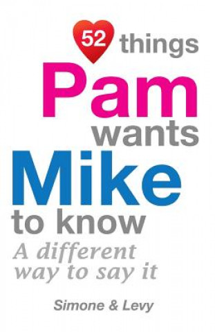 Kniha 52 Things Pam Wants Mike To Know: A Different Way To Say It Levy