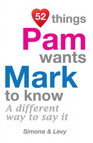 Kniha 52 Things Pam Wants Mark To Know: A Different Way To Say It Levy