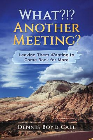 Buch What?!? Another Meeting?: Leaving Them Wanting to Come Back for More Dennis Boyd Call