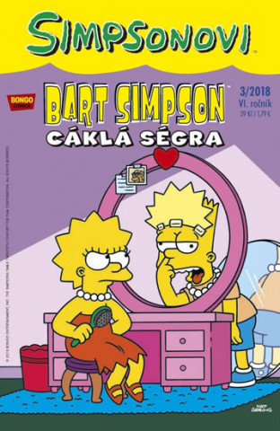 Kniha Bart Simpson Cáklá ségra Matt Groening