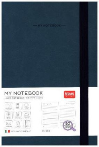 Hra/Hračka My Notebook - Medium Lined Petrol Blue 