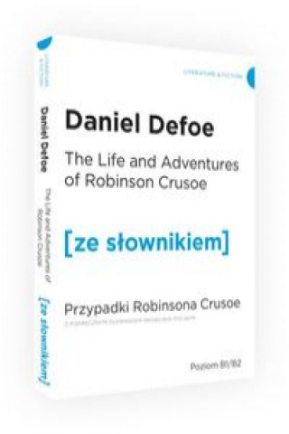 Kniha Przypadki Robinsona Crusoe wersja angielska z podręcznym słownikiem Defoe Daniel