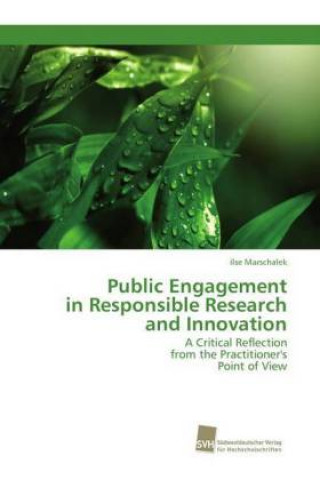 Kniha Public Engagement in Responsible Research and Innovation Ilse Marschalek