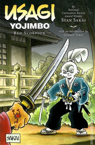 Book Usagi Yojimbo Červený škorpion Stan Sakai