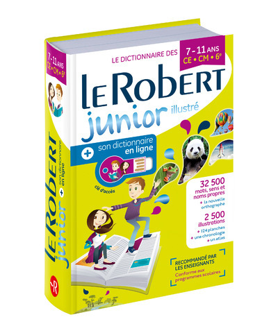 Carte Le Robert Junior Illustré & son dictionnaire en ligne 