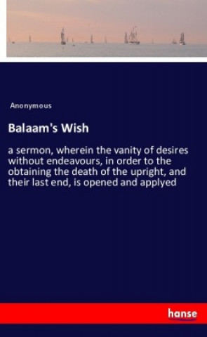 Knjiga Balaam's Wish Anonym