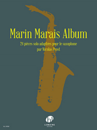 Książka MARIN MARAIS ALBUM SAXOPHONE NICOLAS PROST