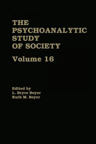 Buch Psychoanalytic Study of Society, V. 16 