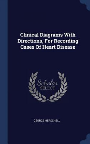 Carte CLINICAL DIAGRAMS WITH DIRECTIONS, FOR R GEORGE HERSCHELL