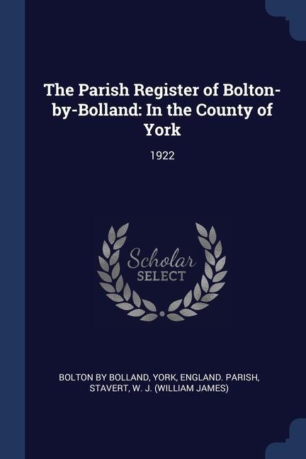 Carte THE PARISH REGISTER OF BOLTON-BY-BOLLAND Y BOLTON BY BOLLAND