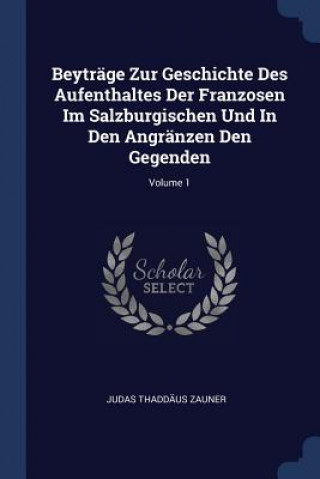 Książka BEYTR GE ZUR GESCHICHTE DES AUFENTHALTES JUDAS THADD ZAUNER