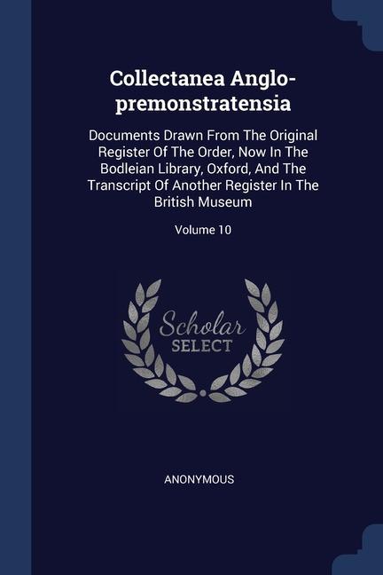 Livre COLLECTANEA ANGLO-PREMONSTRATENSIA: DOCU 