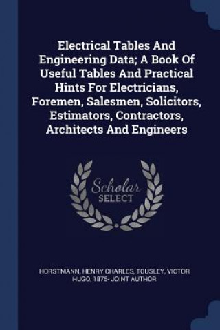 Carte ELECTRICAL TABLES AND ENGINEERING DATA; CHARLES