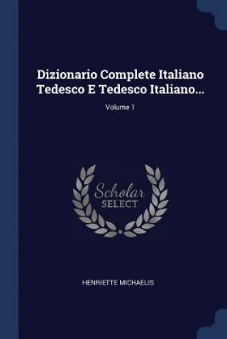 Kniha DIZIONARIO COMPLETE ITALIANO TEDESCO E T HENRIETTE MICHAELIS