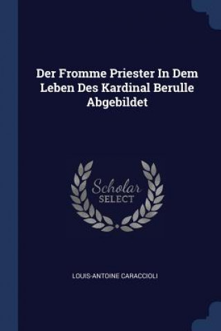 Libro DER FROMME PRIESTER IN DEM LEBEN DES KAR LOUIS-AN CARACCIOLI