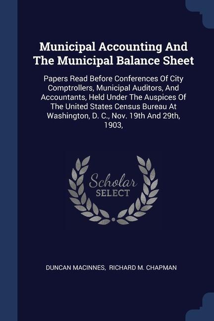 Livre MUNICIPAL ACCOUNTING AND THE MUNICIPAL B DUNCAN MACINNES