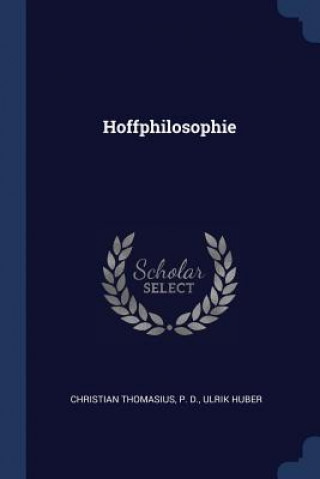 Boek Hoffphilosophie Christian Thomasius