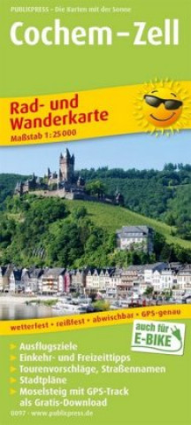 Drucksachen COCHEM ZELL 097 BICYCLE HIKING MAP GPS 