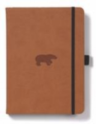 Βιβλίο Dingbats A5+ Wildlife Brown Bear Notebook - Lined 