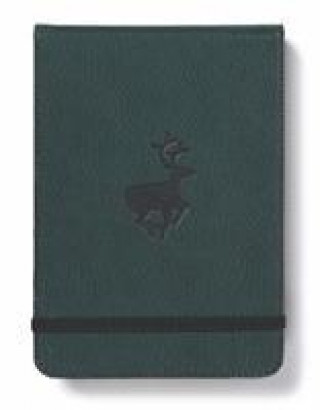Könyv Dingbats A6+ Wildlife Green Deer Reporter Notebook - Graphed 